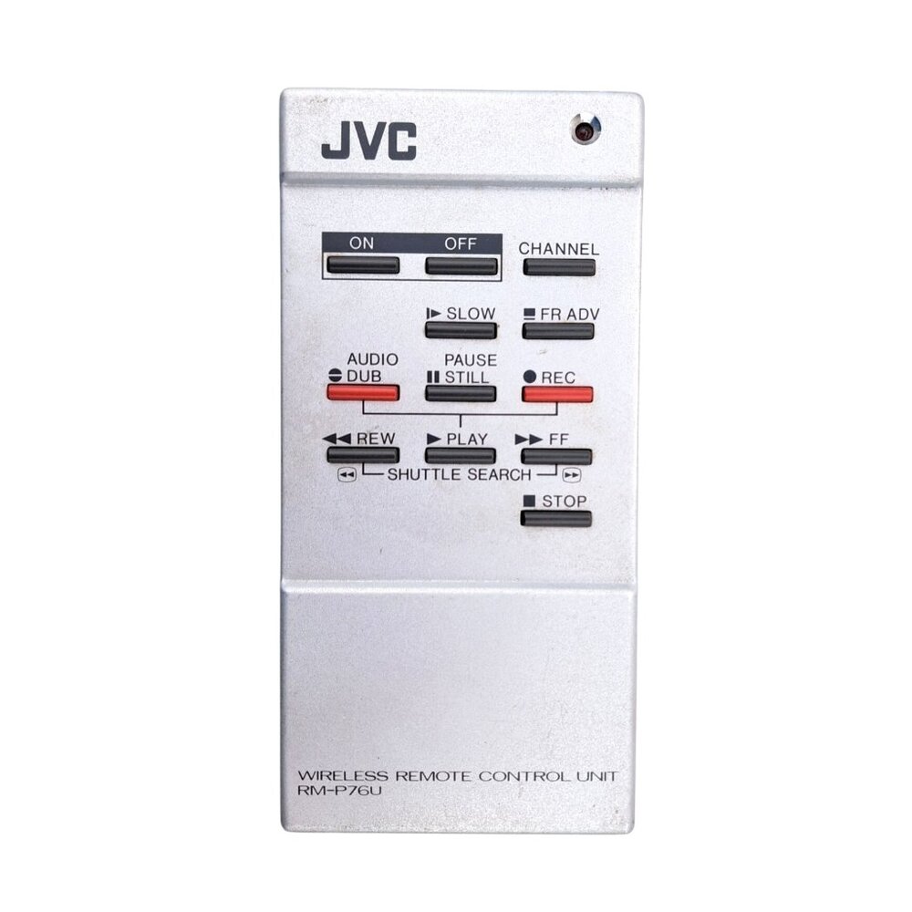 Vintage JVC Remote Control RM-P76U For VCR Video Cassette Recorder Player Tested